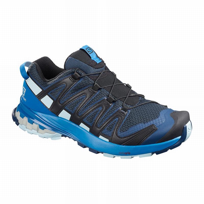 Zapatillas Trail Running Salomon Hombre Azul Real - Salomon Argentina XA PRO 3D V8 ,346508-RFW